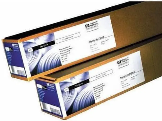 Alt view image 3 of 7 - HP C3876A Film, 24"x75', 4 mil, Black and Color Line Drawings, Clear