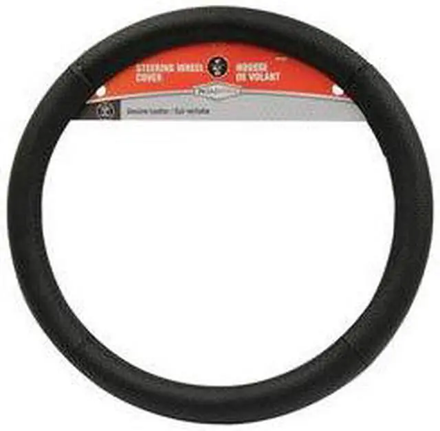 Alt view image 12 of 15 - ROADPRO R RPSW3006 18 STEERING WHEEL COVER  BLK GEN LEATHE