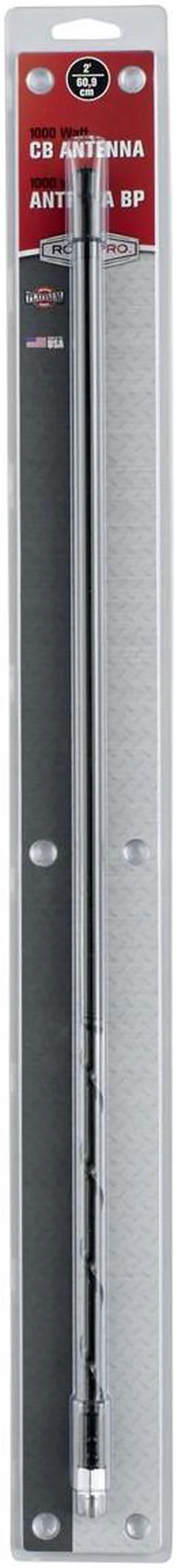 Alt view image 11 of 12 - 2' Platinum Series Fiberglass CB Antenna Whip - 1000 Watts  Black