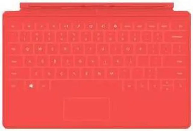 Alt view image 2 of 3 - Microsoft Surface Touch Cover Keyboard (Red) D5S-00003