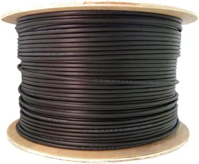 Alt view image 2 of 10 - 4xem 4XOCAT5E1000 1000Ft Cat5E Outdoor Rated Black Gel Filled Cable Solid