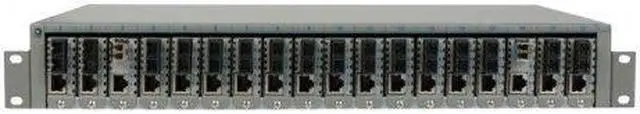 Alt view image 4 of 6 - Omnitron miConverter 18-Module AC Powered Chassis