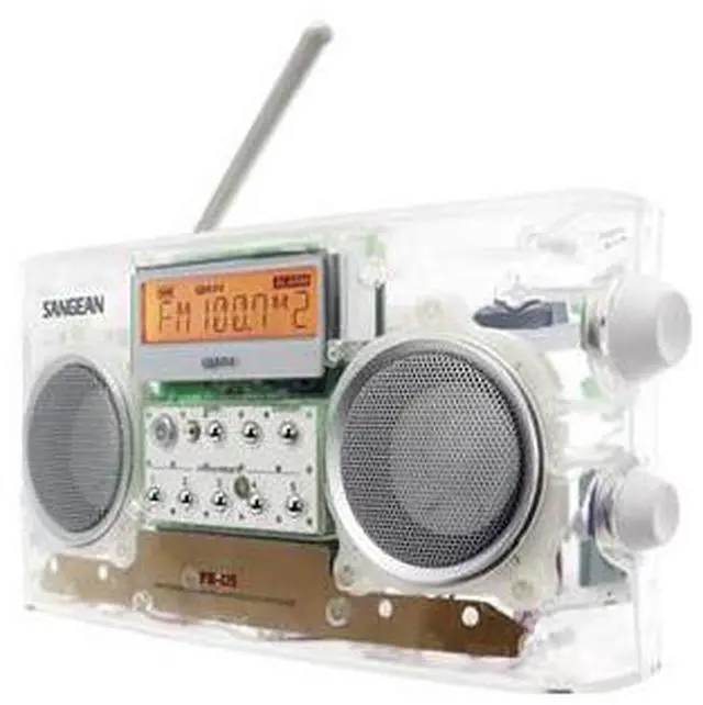 Alt view image 2 of 7 - Sangean FM-Stereo RBDS/AM Digital Tuning Portable Receiver, Clear #PR-D5 CL