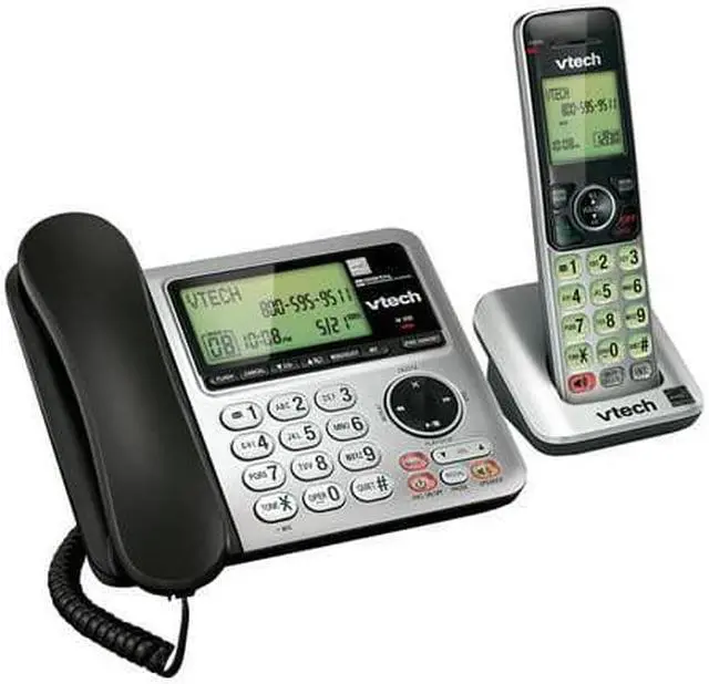 Alt view image 5 of 10 - Vtech Corded/Cordless CID/ITAD