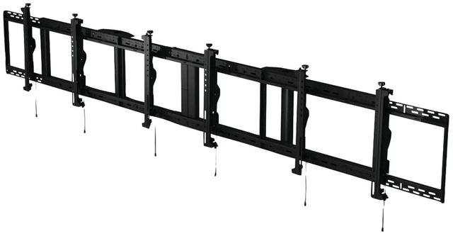Main image of Peerless-AV DS-MBZ947L-3X1 SmartMount® Digital Menu Board Ceiling Mount with 8pt Adjustment - Landscape 3x1 Configuration for 46" to 48" Displays