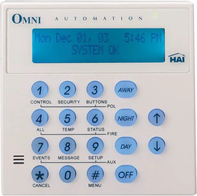 Alt view image 2 of 3 - Leviton Omni Security & Automation Console with Speaker/Microphone (33A00-4)