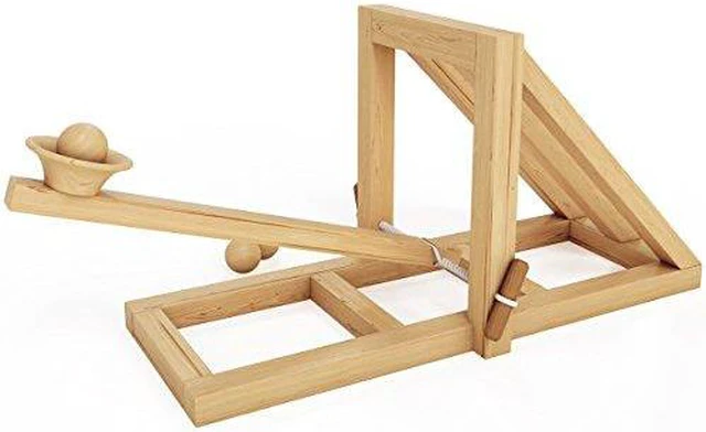 Alt view image 2 of 2 - Mota MOTA-CATAPULT Catapult Desktop Battle Kit Wooden Toy Kit Home & Office
