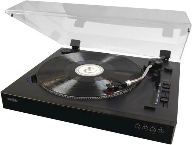 Main image of JENSEN JTA-470 Professional 3-Speed Stereo Turntable with Speed Adjustment