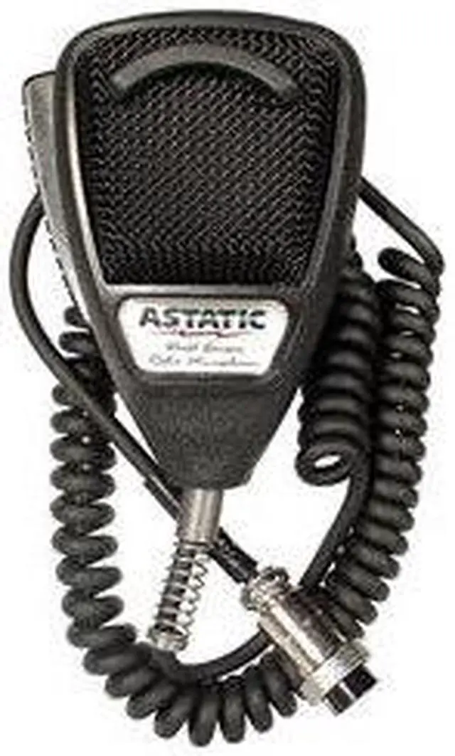 Alt view image 4 of 10 - 636L Noise Canceling 4-Pin CB Microphone  Black  Bulk