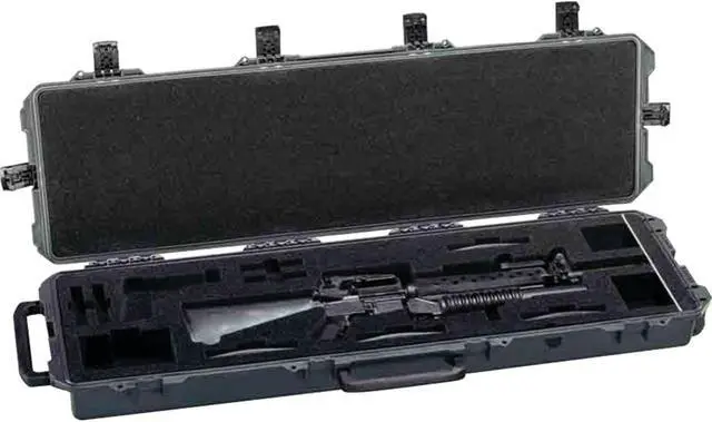 Alt view image 2 of 7 - PELICAN 472PWCM16BLK Mobile Armory(TM) Injection-Molded Pre-Cut M16 Storage Case