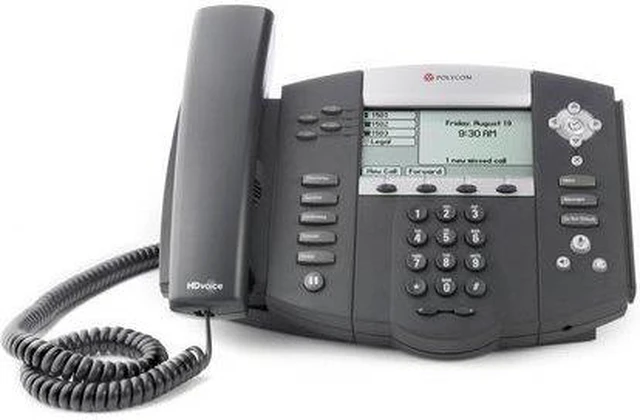 Polycom Soundpoint Ip Phones Polycom SoundPoint IP 550 Corded VoIP Phone ( 4 Line PoE ) 2200-12550 ...