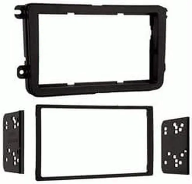 Alt view image 3 of 11 - Metra 95-9011B Double DIN Installation Dash Kit for 2005-up Volkswagen