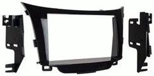 Alt view image 3 of 6 - METRA 95-7357HG Hyundai(R) Elantra GT 2013-Up Double-DIN High Gloss