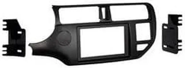 Alt view image 2 of 3 - Metra 95-7353CH Double Din Installation Dash Kit for 2012-Up for Kia Rio