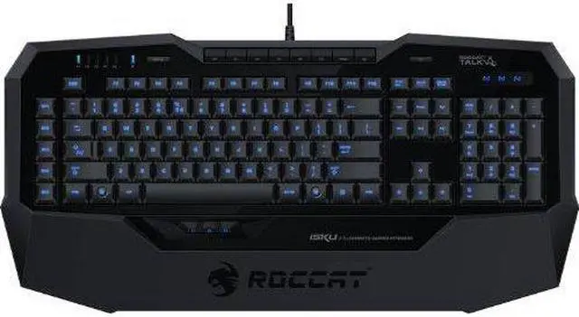 Alt view image 3 of 8 - ROCCAT ISKU Illuminated Gaming Keyboard, Black