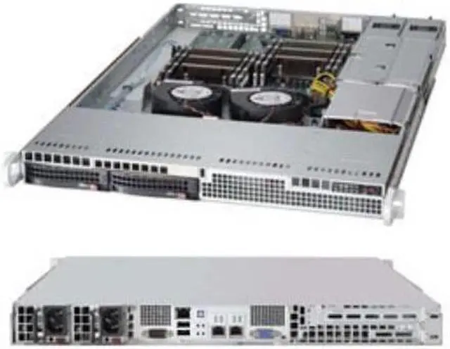 Alt view image 7 of 7 - Supermicro CSE-813LT-R500CB Chassis