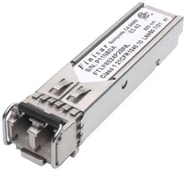 Alt view image 5 of 5 - Finisar RoHS 6 Compliant 1GFC/2GFC/GE 850nm -20 to 85C SFP Transceiver