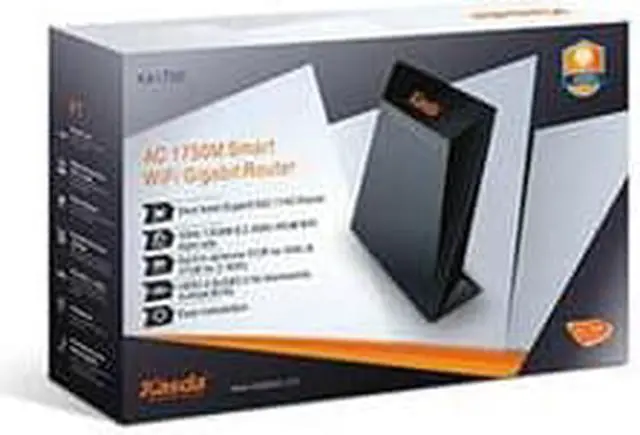 Alt view image 4 of 13 - KASDA IEEE 802.11ac Ethernet Wireless Router - 2.40 GHz ISM Band - 5 GHz UNII Band - 3 x Antenna(3 x Internal) - 1750 Mbit/s Wireless Speed - 4 x Network Port - 1 x Broadband Port - USB - Gigabit Ethe