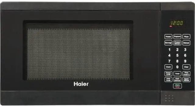 Alt view image 9 of 9 - Haier Digital Countertop Microwave Oven 0.7 Cu. Ft. 700-Watt Black HMC720BEBB