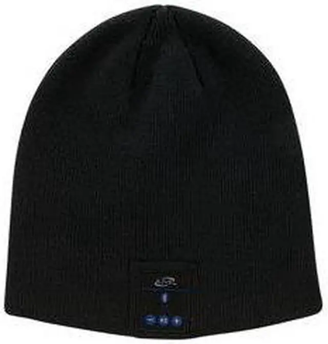 Alt view image 4 of 11 - iLive iAKB45B Bluetooth(R) Wireless Knit Stocking Beanie with Microphone (Black)