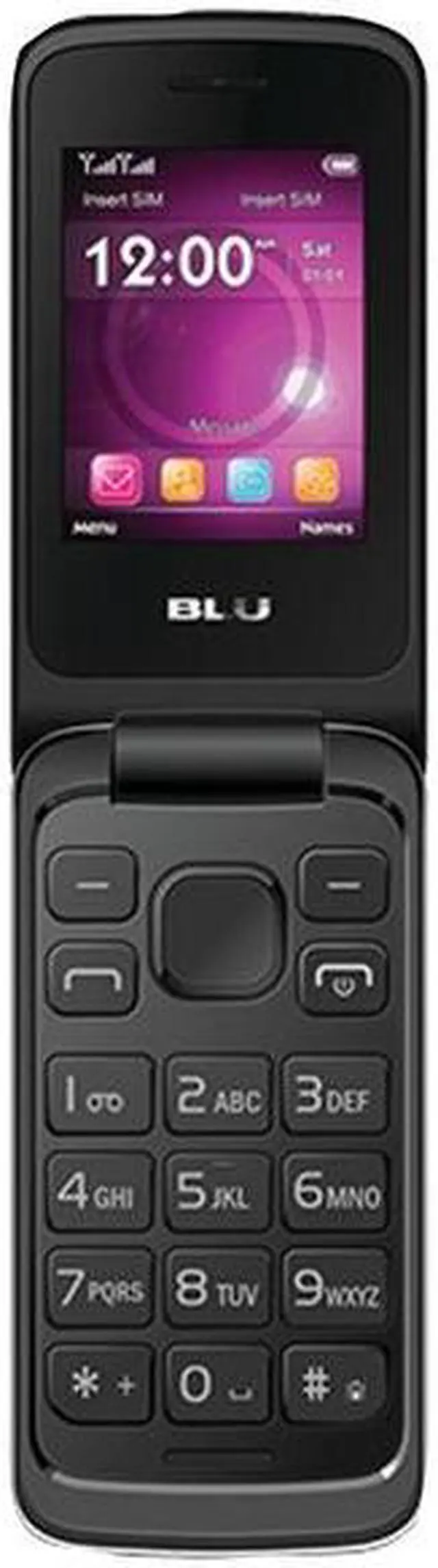 Alt view image 3 of 4 - Blu Diva Flex 2.4 T350 2G Unlocked GSM Dual-SIM Flip Phone 2.4" White 32MB RAM