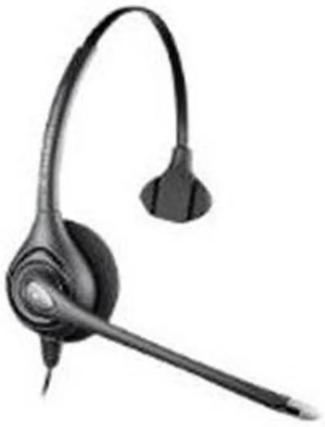 Alt view image 2 of 7 - Plantronics 92715-01 Supraplus Wideband HW251NC QD Monaural Headset - Black