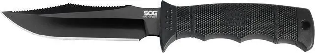 Alt view image 10 of 13 - SOG Seal Pup Elite Black Tini Straight Knife E37S-K