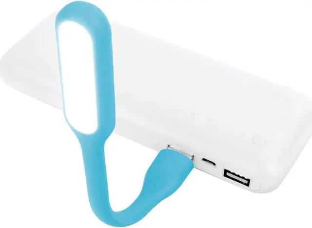 Main image of IESSENTIALS IE-PBLED-BL Powerbank USB LED Lamp (Blue)