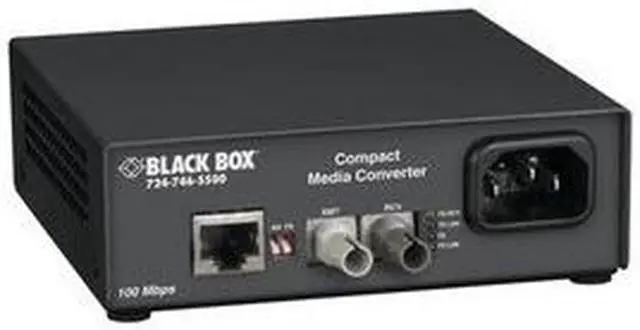 Alt view image 5 of 9 - Black Box Fast Ethernet Compact Media Converter