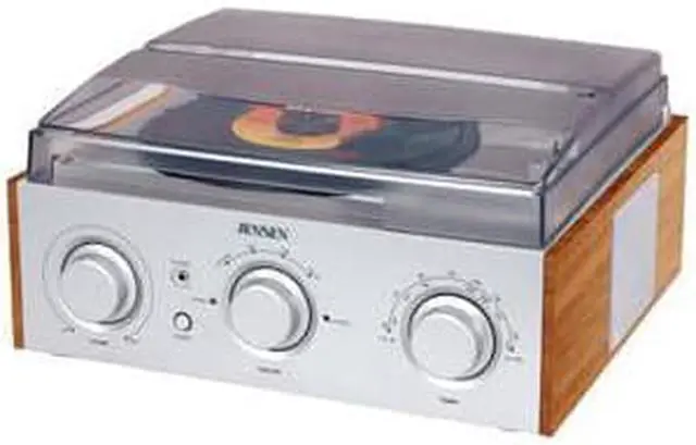 Main image of JENSEN JTA-220 3-SPEED STEREO TURNTABLE WITH AM/FM