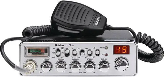 Alt view image 2 of 9 - Uniden PC78LTX 40-Channel CB Radio (With SWR Meter)