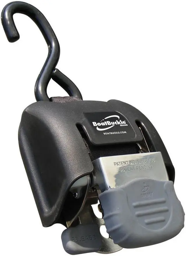 Alt view image 2 of 7 - BOATBUCKLE G2 RETRACTABLE BOW TIE DOWN 1500LBS 14-43" SS F14393