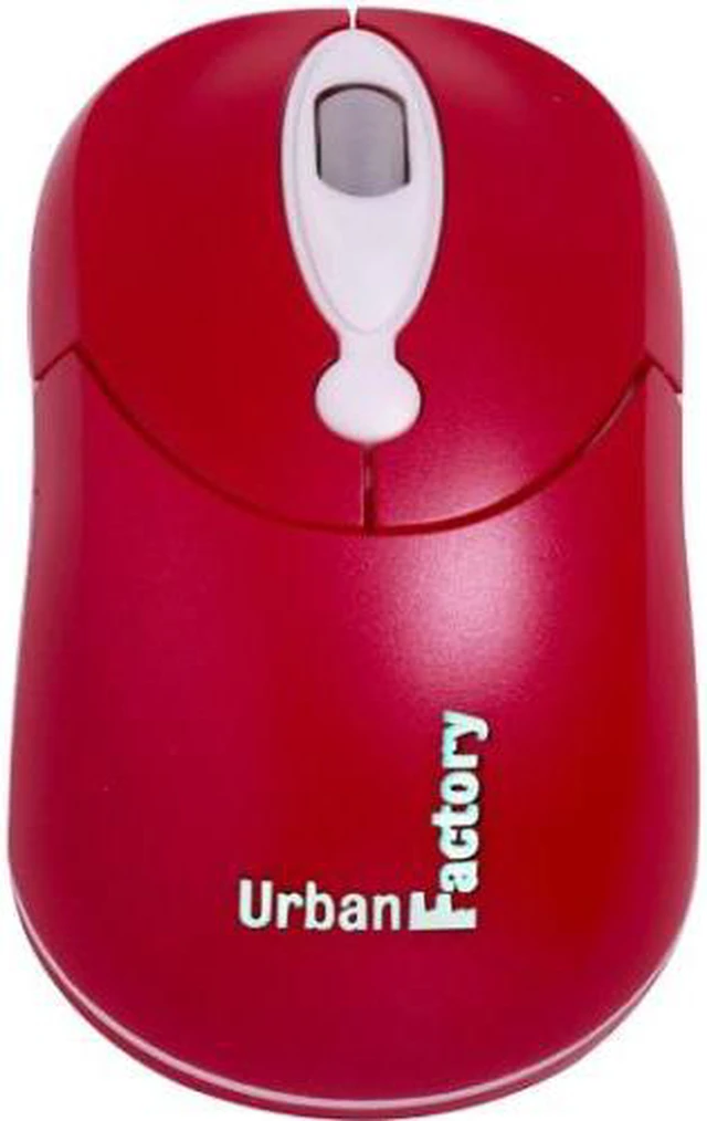 Alt view image 3 of 7 - URBAN FACTORY CM10UF CRAZY MOUSE RED OPTICAL