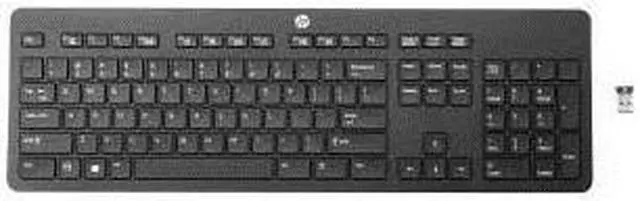 Alt view image 7 of 11 - HP Link-5 T6U20UT#ABA Black USB RF Wireless Standard Keyboards