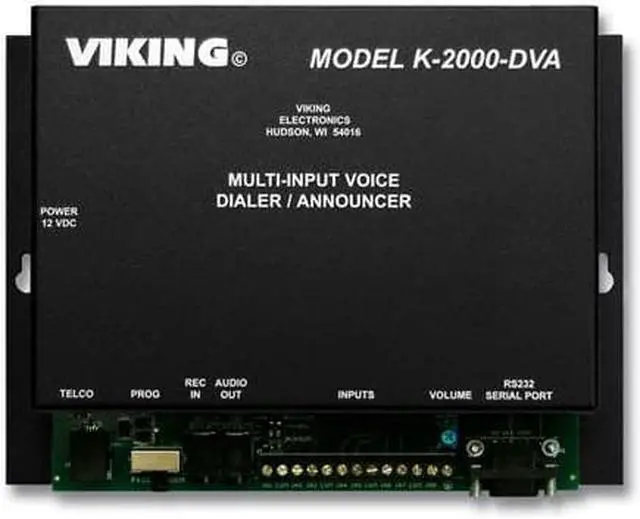 Main image of VIKING K-2000-DVA MULTI-INPUT VOICE DIALER/ANNOU