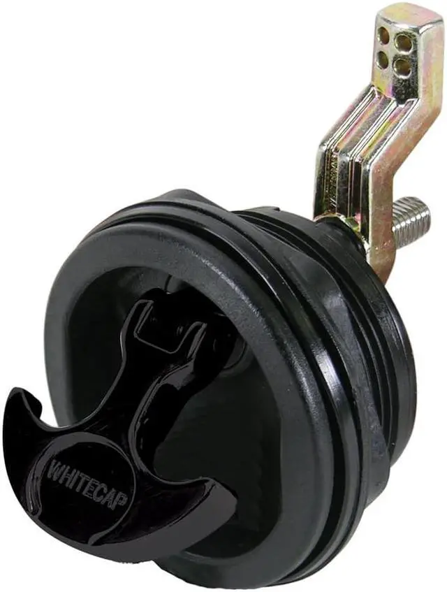 Main image of WHITECAP T-HANDLE LATCH BLACK/BLACK NYLON NON LOCKING