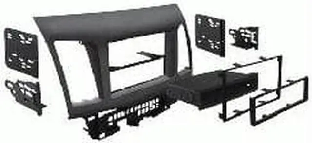 Alt view image 6 of 11 - Metra 99-7011 '08-Up Mitsibushi Mancer Single/Double Din Radio Install Kit