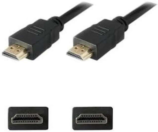Alt view image 3 of 11 - AddOn HDMI2HDMI6F AddOn 1.82m (6.00ft) HDMI 1.3 Male to Male Black Cable - 100% compatible with select devices.