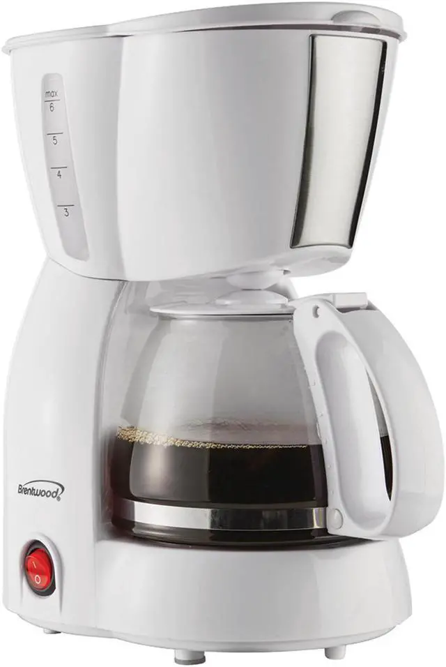 Main image of Brentwood Appliances TS-213W 4-Cup Coffee Maker (White)