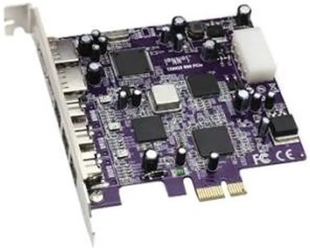 Alt view image 4 of 5 - SoNNeT FWUSB2A-E USB/FireWire Combo Adapter PCI Express (PCIe) x1