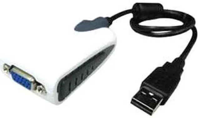 Main image of AddOn USB 2.0 (A) Male to VGA Female Black Adapter - 100% compatible and guaranteed to work
