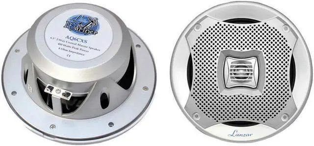 Main image of LANZAR AQ6CXS Lanzar Marine 6.5â€ 2-Way Speakers (Silver)