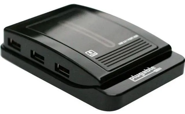 Alt view image 6 of 7 - Plugable USB 2.0 7-Port High Speed Hub with 15W Power Adapter