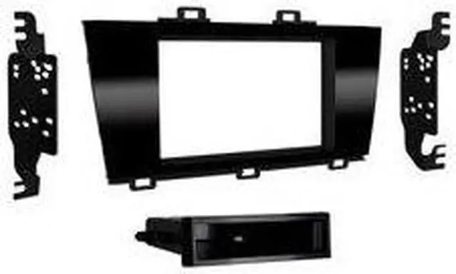Alt view image 2 of 12 - Metra 99-8906HG Black Single DIN Stereo Dash Kit for 15-up Subaru Legacy/Outback