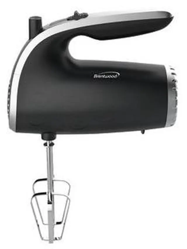 Alt view image 2 of 10 - Brentwood Appliances 5 Speed Hand Mixer (Black) HM-48B