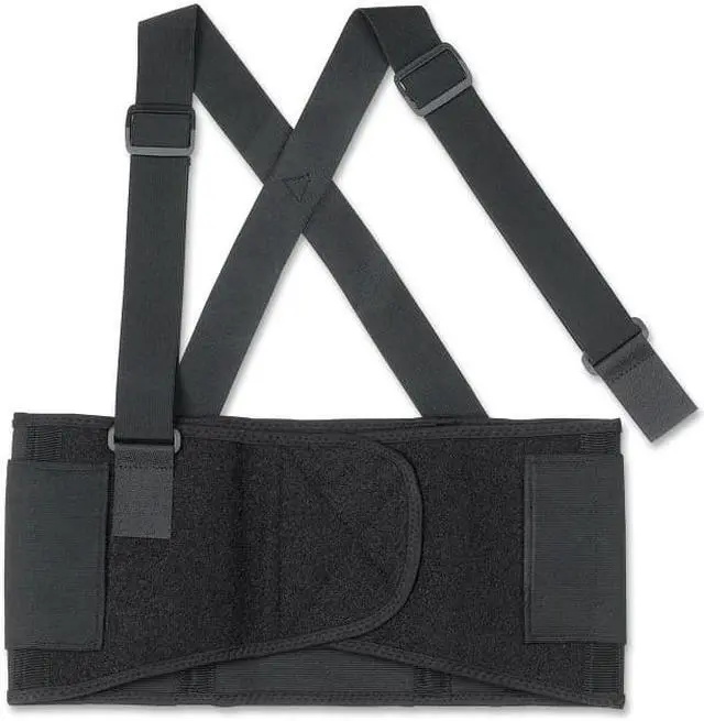 Alt view image 4 of 18 - ProFlex 100 Economy Back Supports, Medium, Black