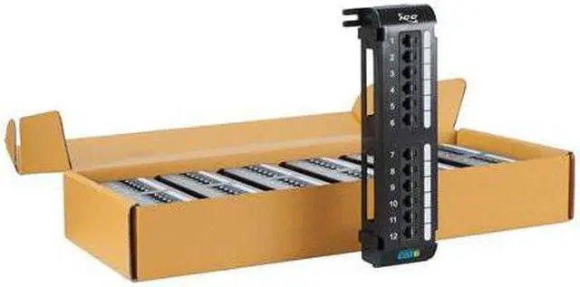 Alt view image 2 of 7 - ICC ICC-ICMPP1260V PATCH PANEL- VERT- CAT 6- 12-PORT- 6 PK