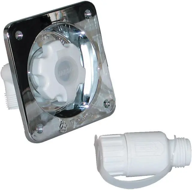 Alt view image 2 of 7 - Jabsco Water Pressure Regulator - Flush Mount - Chrome - 45 Psi