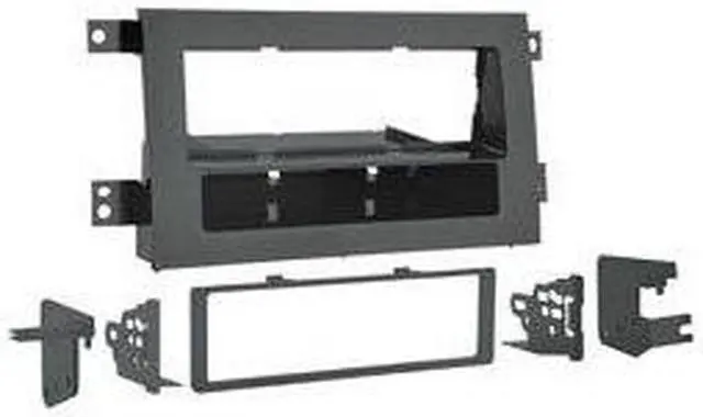 Alt view image 4 of 10 - 2005-2009 Honda Ridgeline Single DIN Turbo Install Kit - Gray