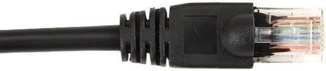 Main image of BLACK BOX CAT6PC-006-BK CAT6 250-MHZ STRANDED ETHERNET PATCH CABLE - UNSHIELDED (UTP), CM PVC, MOLDED SN